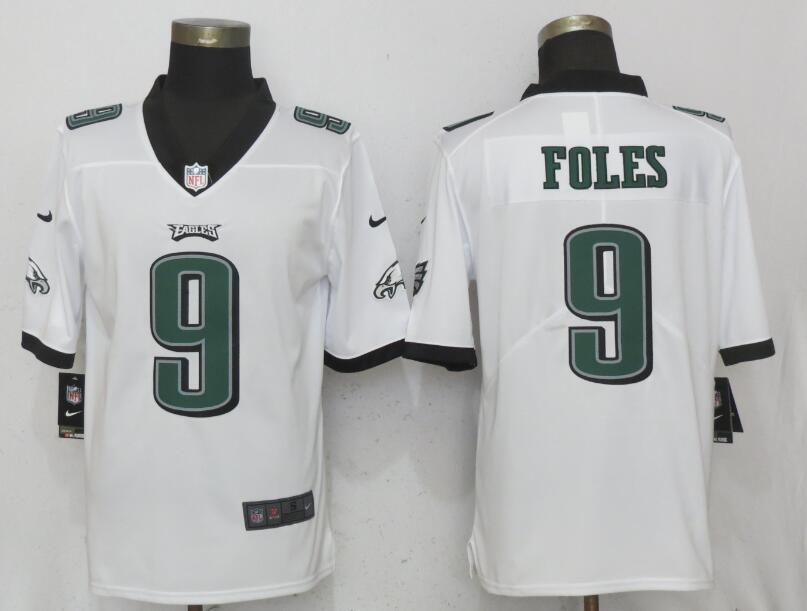 Men Philadelphia Eagles #9 Foles White Vapor Untouchable Limited Nike NFL Jerseys->philadelphia eagles->NFL Jersey